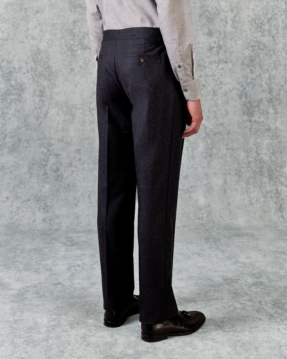 Gieves & Hawkes Bowles Suit Trouser Grey Flannel