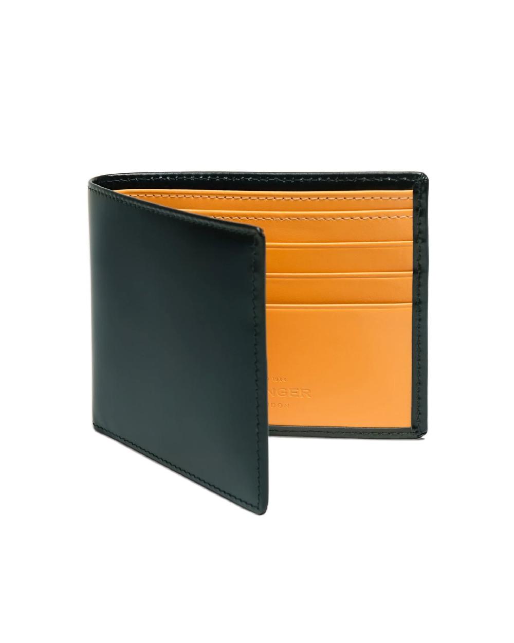 Gieves & Hawkes Bridle Hide Billfold Wallet Green