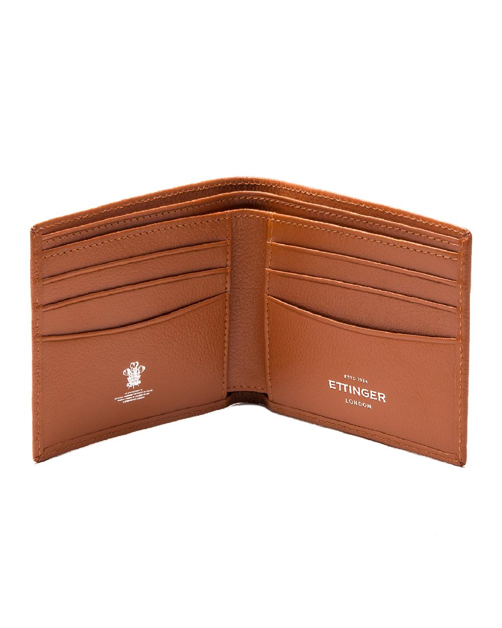 Gieves & Hawkes Capra Billfold Wallet Tan