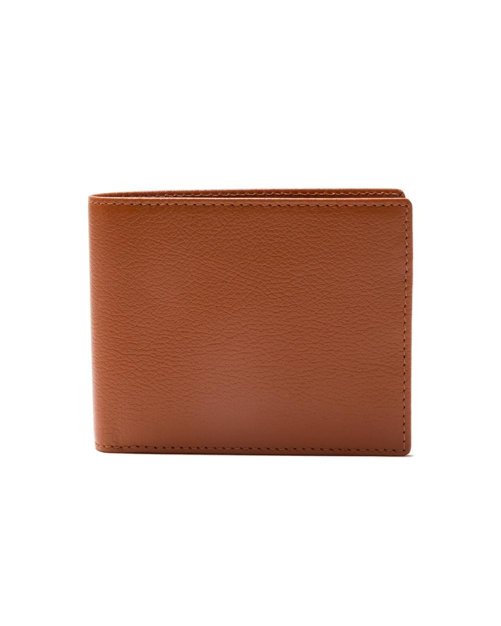 Gieves & Hawkes Capra Billfold Wallet Tan