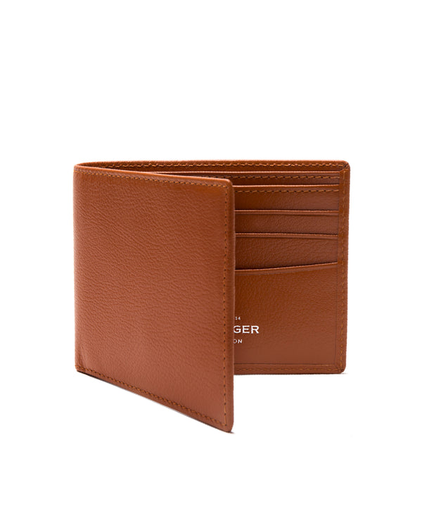 gieves & hawkes Capra Billfold Wallet Tan