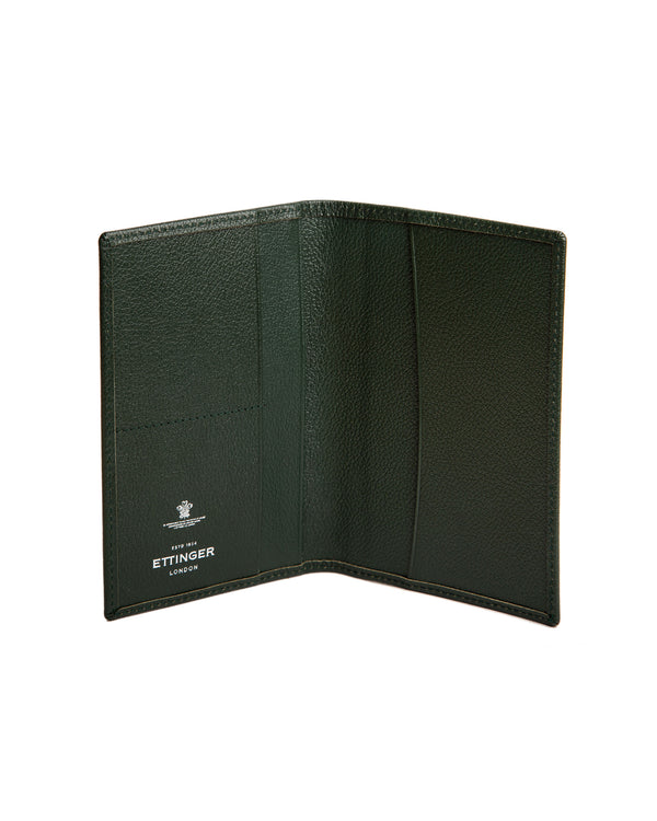gieves & hawkes Capra Passport Case Forest - Green
