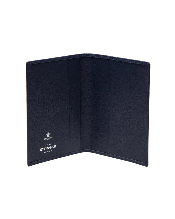 gieves & hawkes Capra Passport Case Marine - Blue