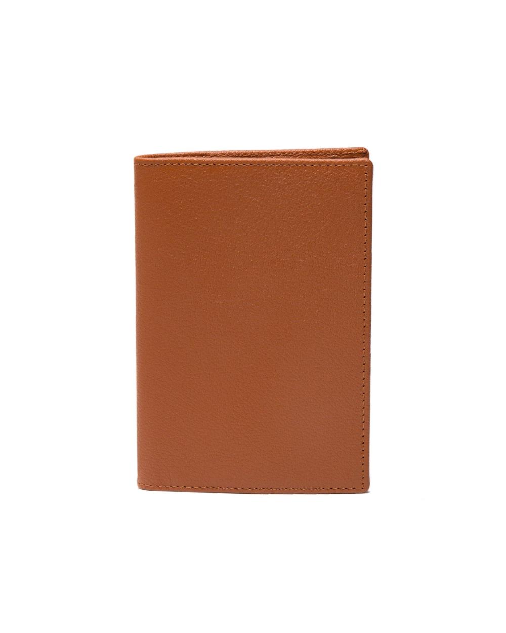 Gieves & Hawkes Capra Passport Case Tan