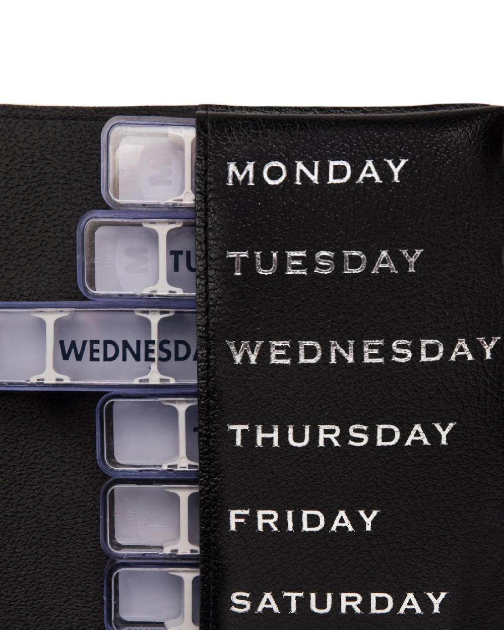 Gieves & Hawkes Capra Pill Case Black