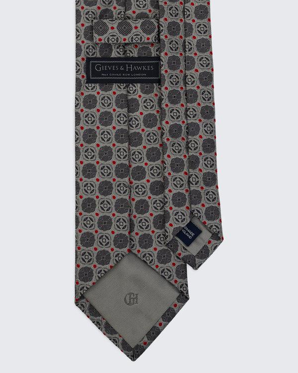 Gieves & Hawkes Carberry Grey Jewel Tie