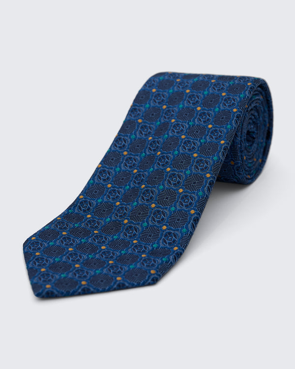 gieves & hawkes Carberry Navy Jewel Tie