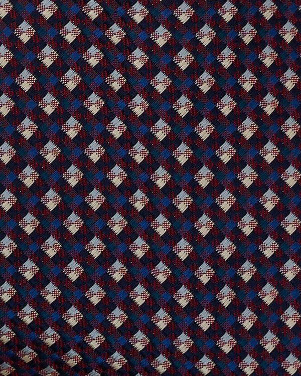 Gieves & Hawkes Carberry Navy & Red Texture Tie