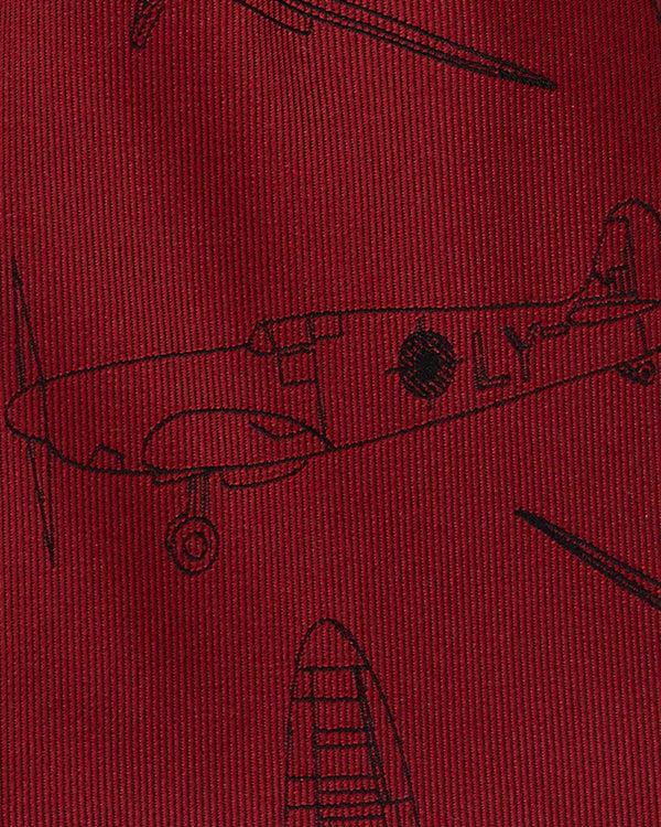 Gieves & Hawkes Carberry RAF Plane Tie Red