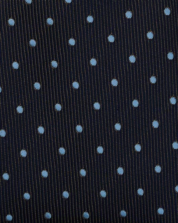 Gieves & Hawkes Carberry Silk Grey Spot Tie