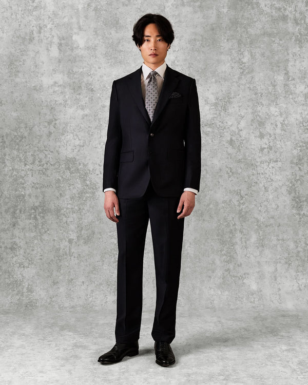 gieves & hawkes Clarke Suit Black Twill
