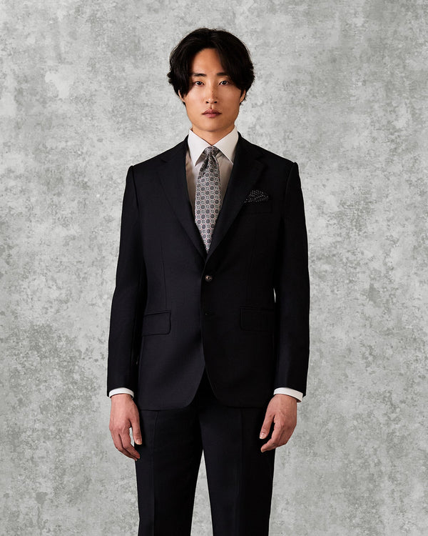 gieves & hawkes Clarke Wool Suit Jacket Black