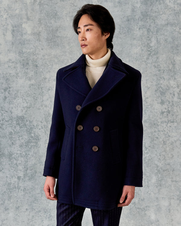 Gieves & Hawkes Croft Croft Bridge Coat Navy