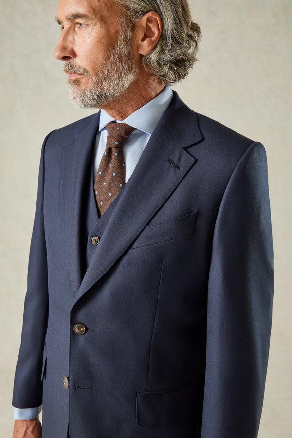 Gieves & Hawkes Doughty Wool Twill Suit Navy