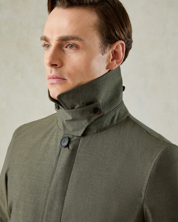 Gieves & Hawkes Franklin Raincoat Khaki