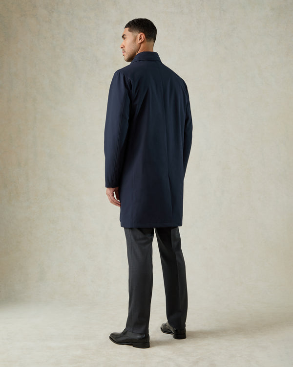 Gieves & Hawkes Franklin Raincoat Navy