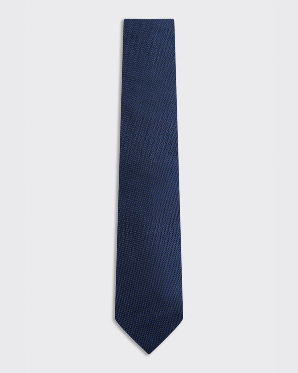 gieves & hawkes Gieves Carberry Grenadine Tie Navy