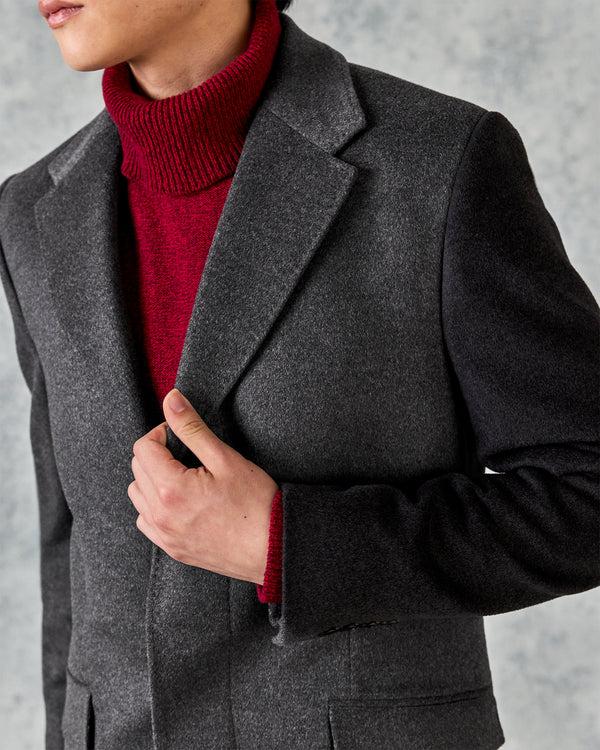 Gieves & Hawkes Kingsley Top Coat Charcoal