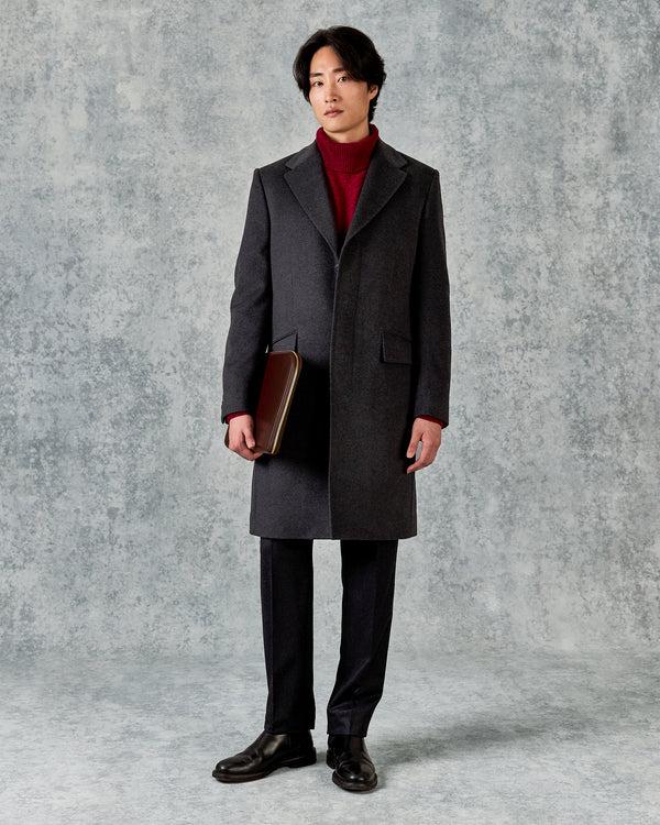 gieves & hawkes Kingsley Top Coat Charcoal