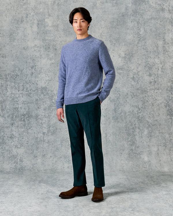 Gieves & Hawkes Kirby Trouser Teal Moleskin