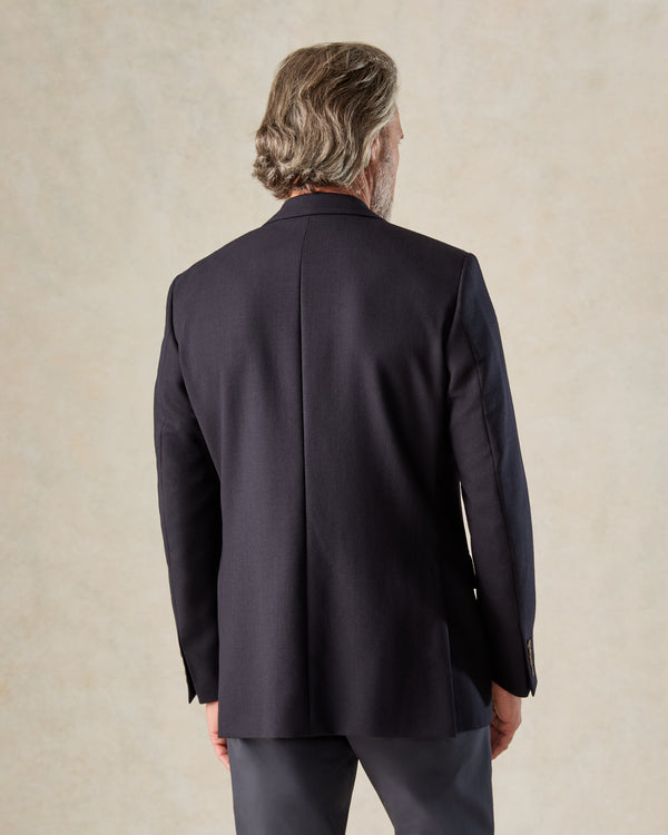 Gieves & Hawkes Lang Wool Fresco Blazer Navy