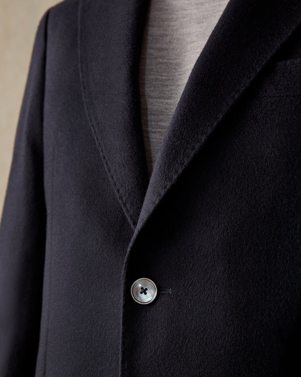 Gieves & Hawkes Monro Cashmere Blazer Navy