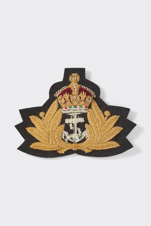 gieves & hawkes Royal Navy Cap Badge - Tudor Crown