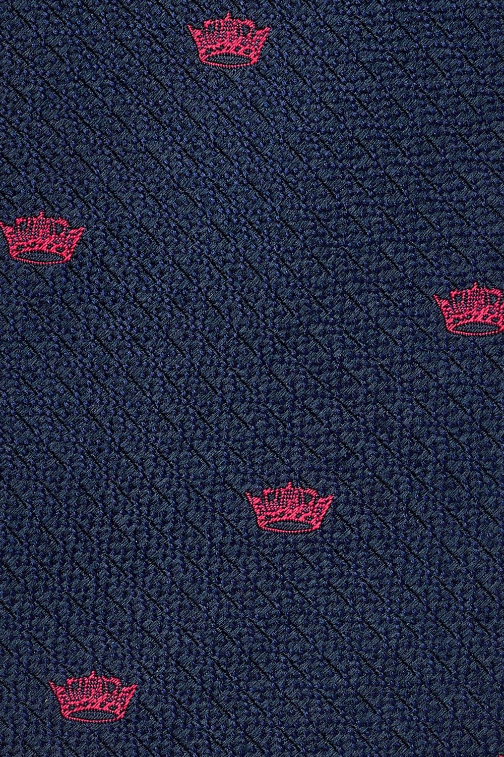 Gieves & Hawkes Royal Navy Red Crown Tie