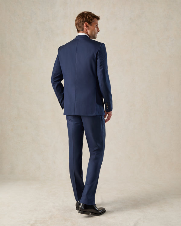 Gieves & Hawkes Seymour Blue Wool Twill Suit