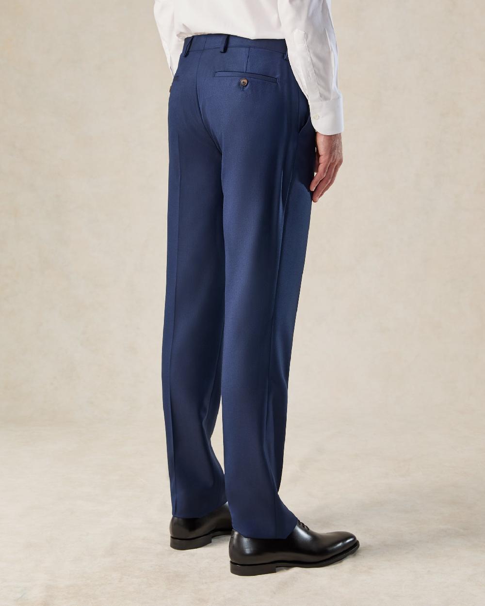 Gieves & Hawkes Seymour Twill Suit Trouser Blue