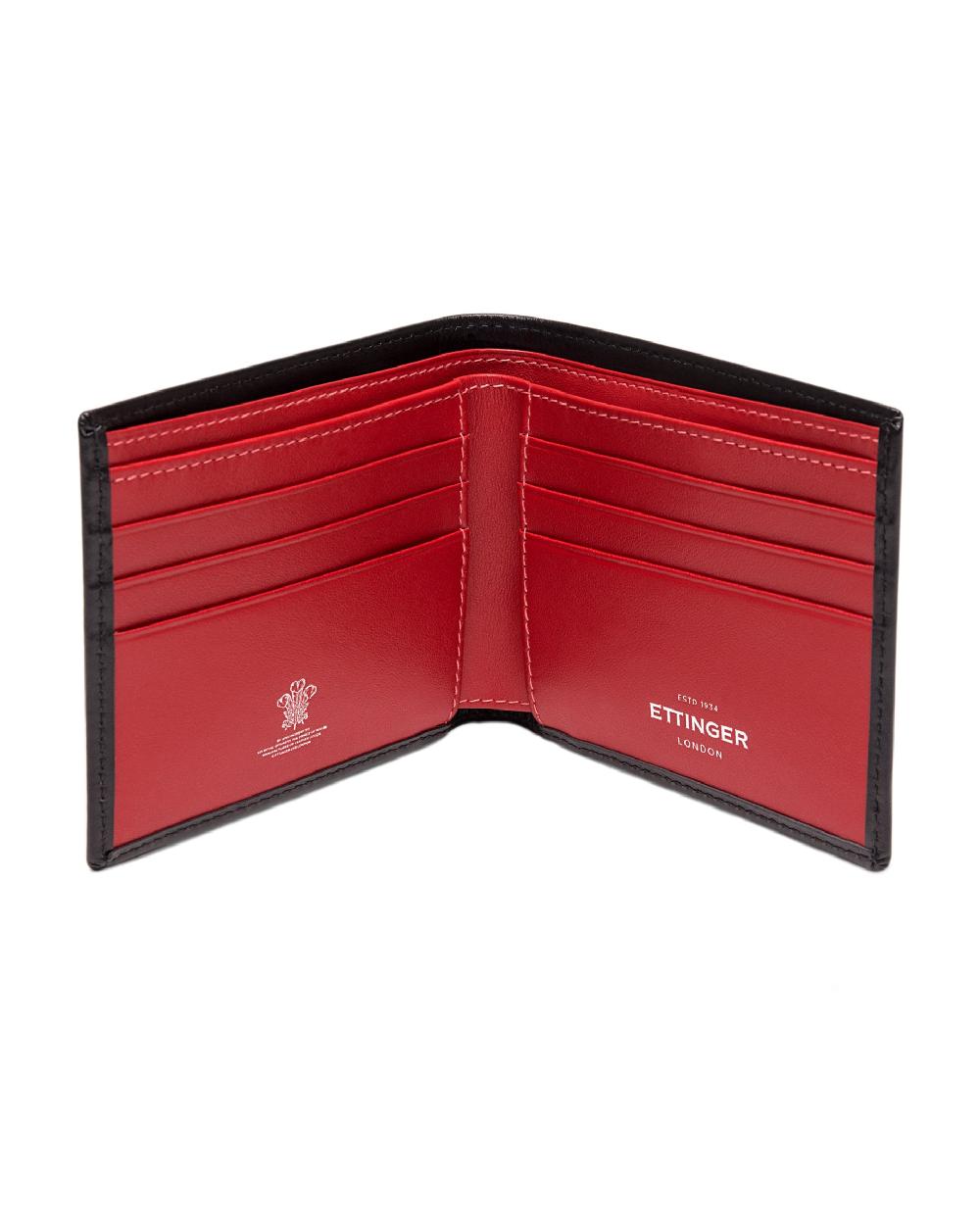 Gieves & Hawkes Sterling Billfold Wallet Red