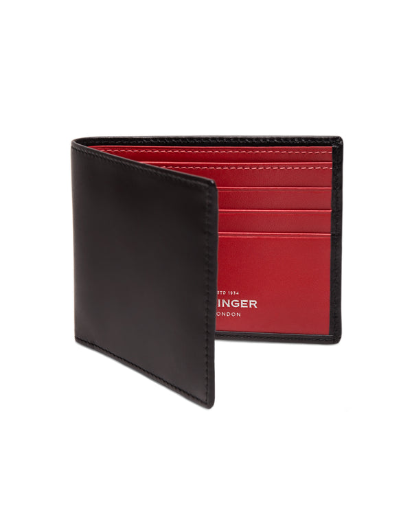 gieves & hawkes Sterling Billfold Wallet Red