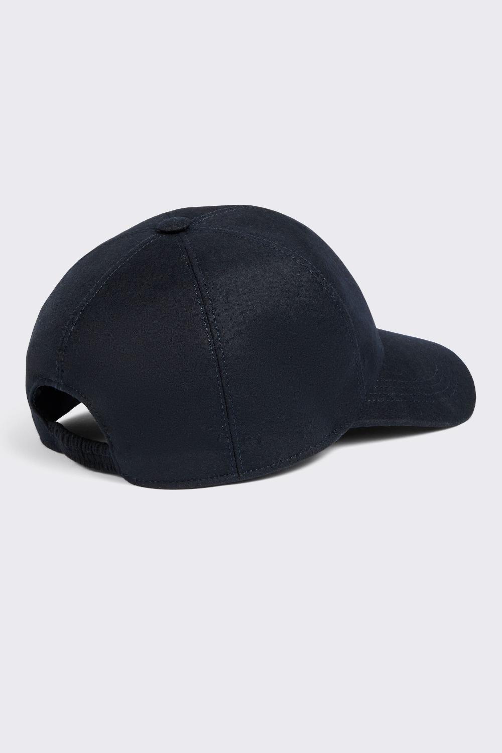 Gieves & Hawkes Hooper Wool & Cashmere Baseball Cap Navy