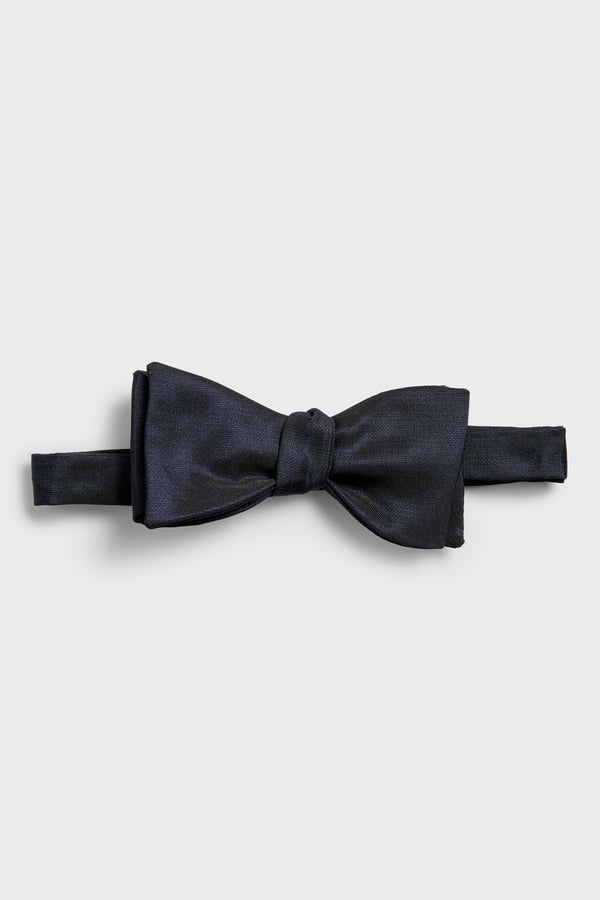 gieves & hawkes Lathom Self-Tie Bow Tie Navy Barathea
