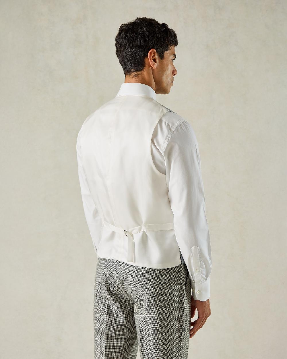 Gieves & Hawkes Nicholson Double Breasted Waistcoat Grey