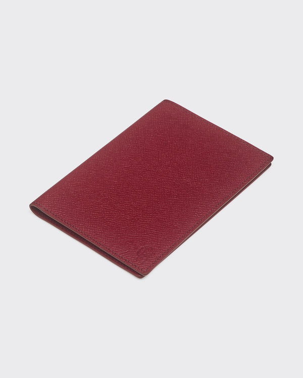 gieves & hawkes Passport Holder Leather Case Burgundy