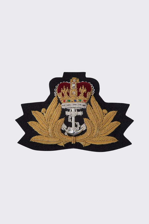 gieves & hawkes Royal Navy Cap Badge - St Edward's Crown