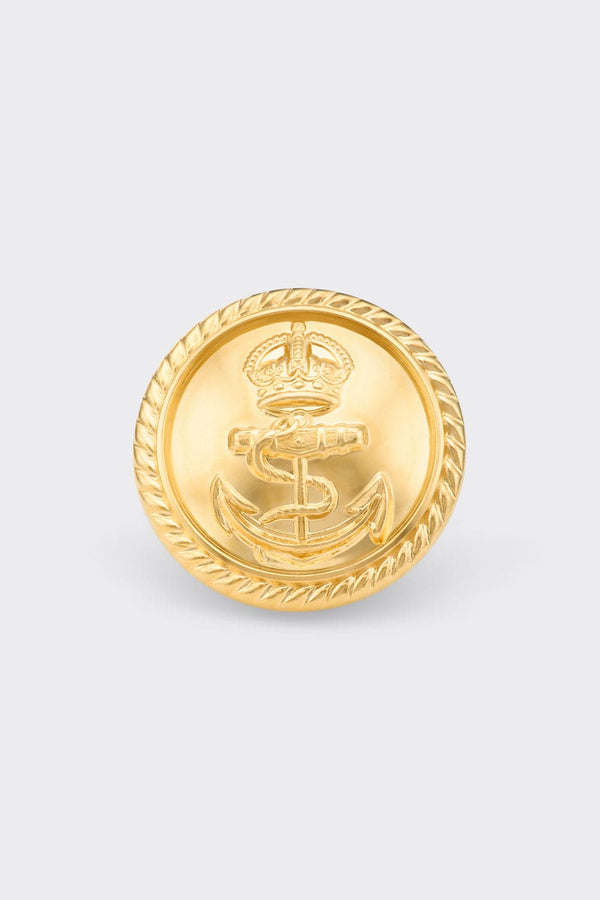 gieves & hawkes Royal Navy Gold Officers Buttons - Tudor Crown