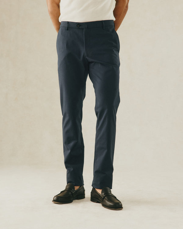 gieves & hawkes Walker Cotton with Stretch Chino Navy