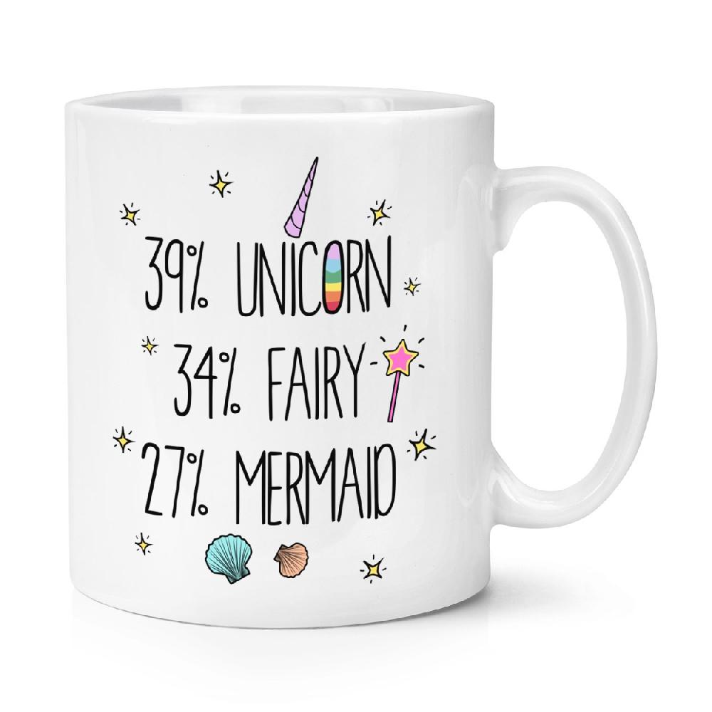 gift base 39% Unicorn 34% Fairy 27% Mermaid 10oz Mug Cup