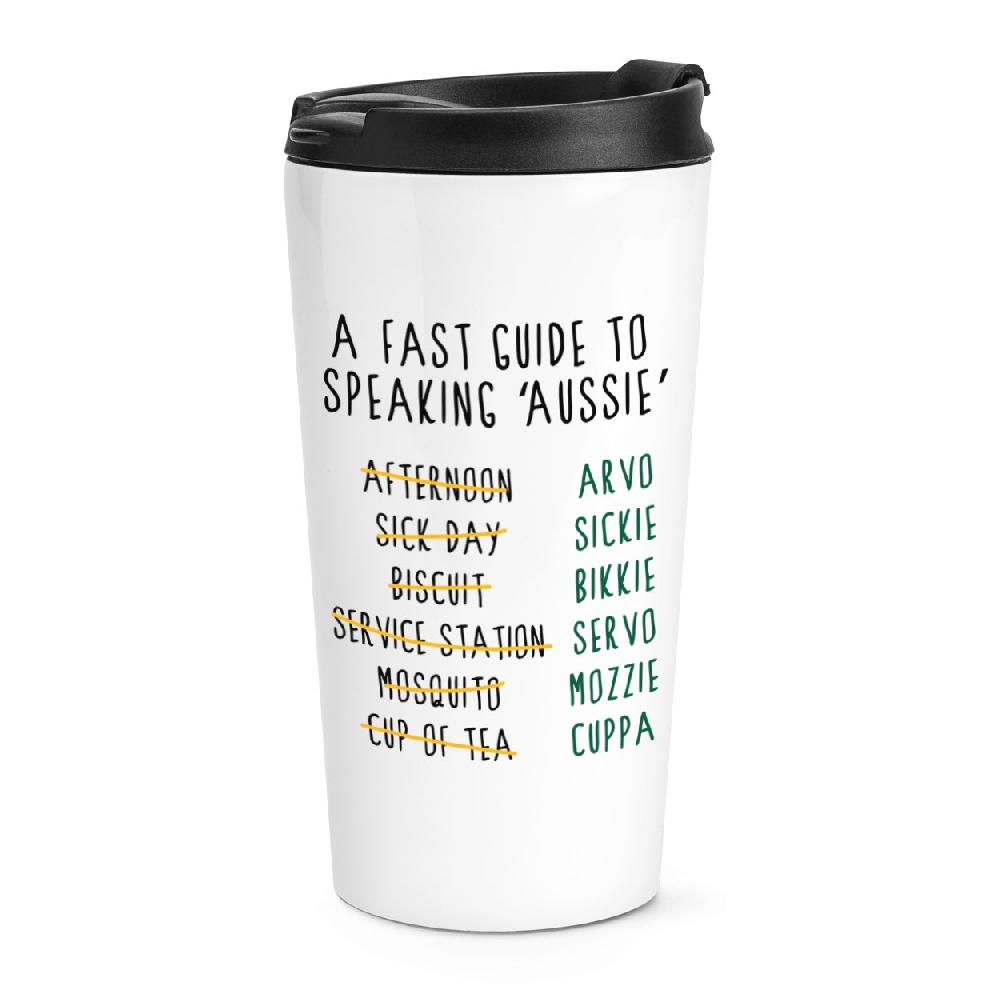 gift base A Fast Guide To Speaking Aussie Travel Mug Cup