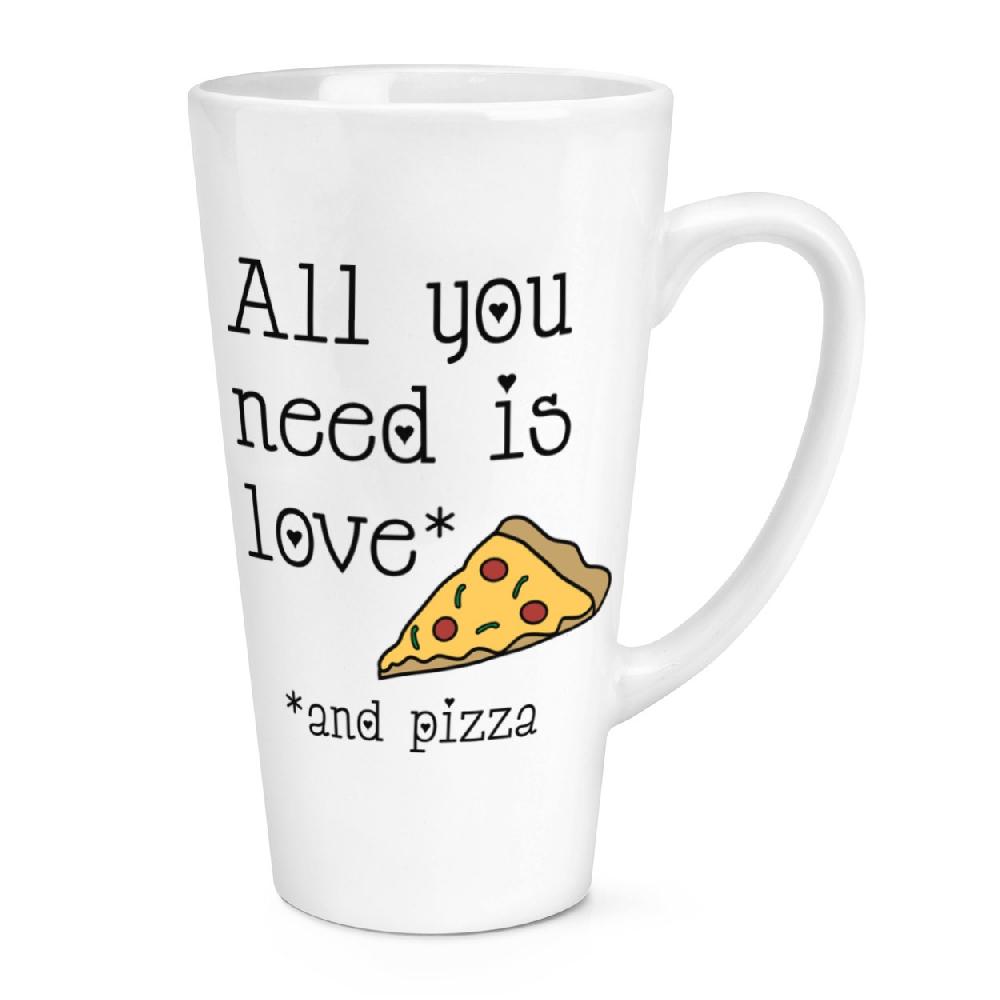 gift base All You Need Is Love And Pizza 17oz Large Latte Mug Cup