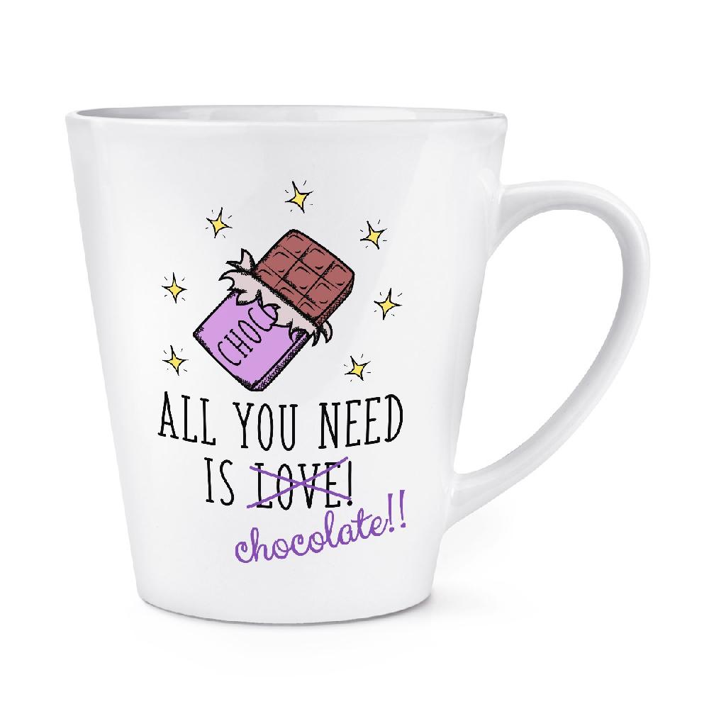 gift base All You Need Is Love Chocolate 12oz Latte Mug Cup