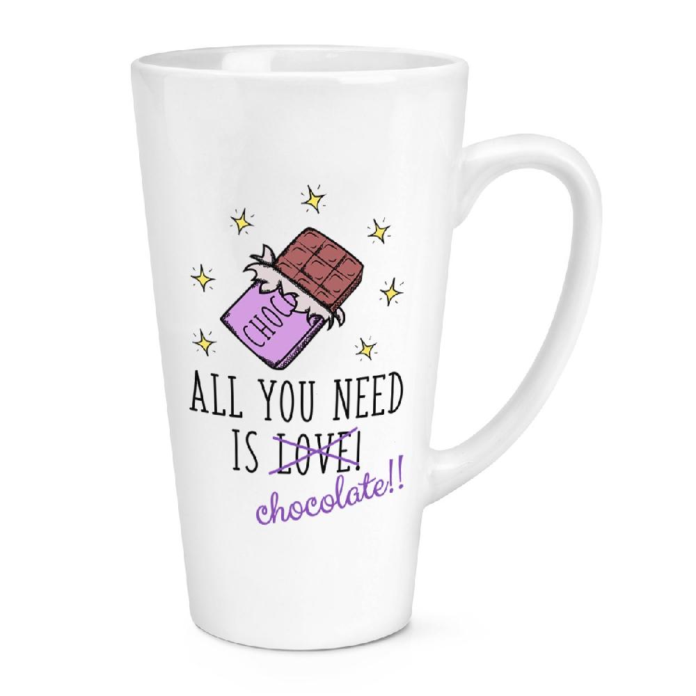 gift base All You Need Is Love Chocolate 17oz Large Latte Mug Cup