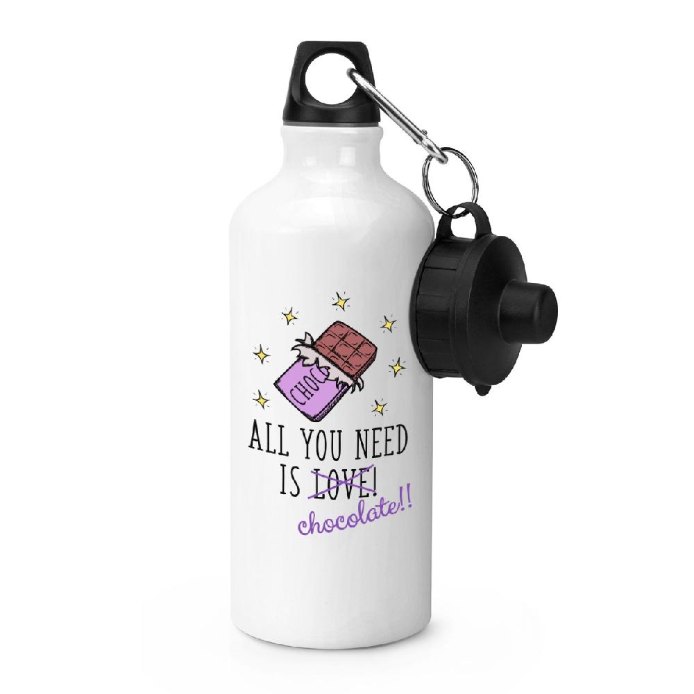 gift base All You Need Is Love Chocolate Sports Bottle