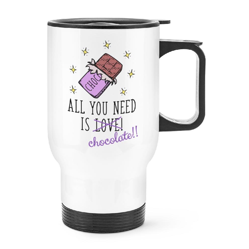 gift base All You Need Is Love Chocolate Travel Mug Cup With Handle