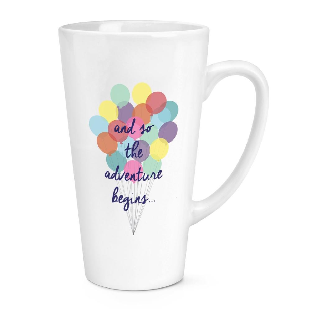 gift base And So The Adventure Begins 17oz Large Latte Mug Cup