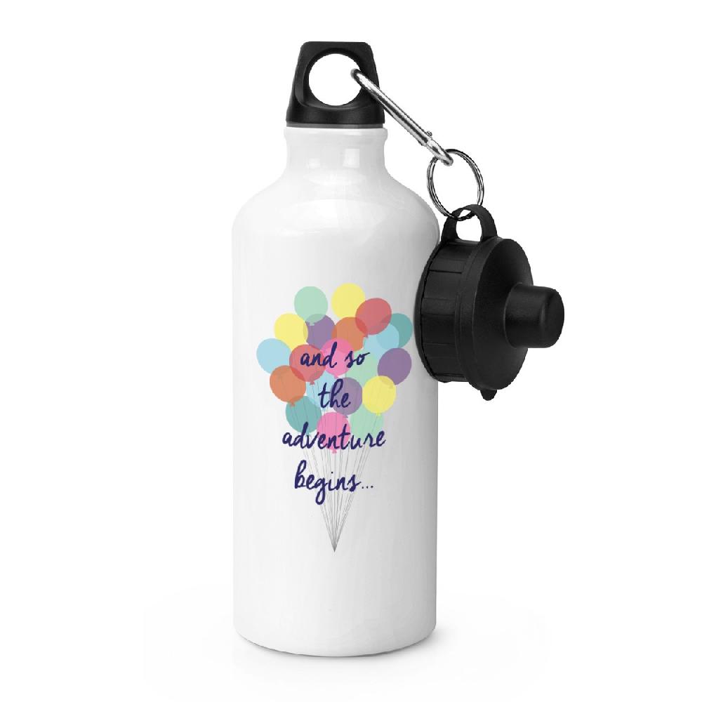 gift base And So The Adventure Begins Sports Bottle