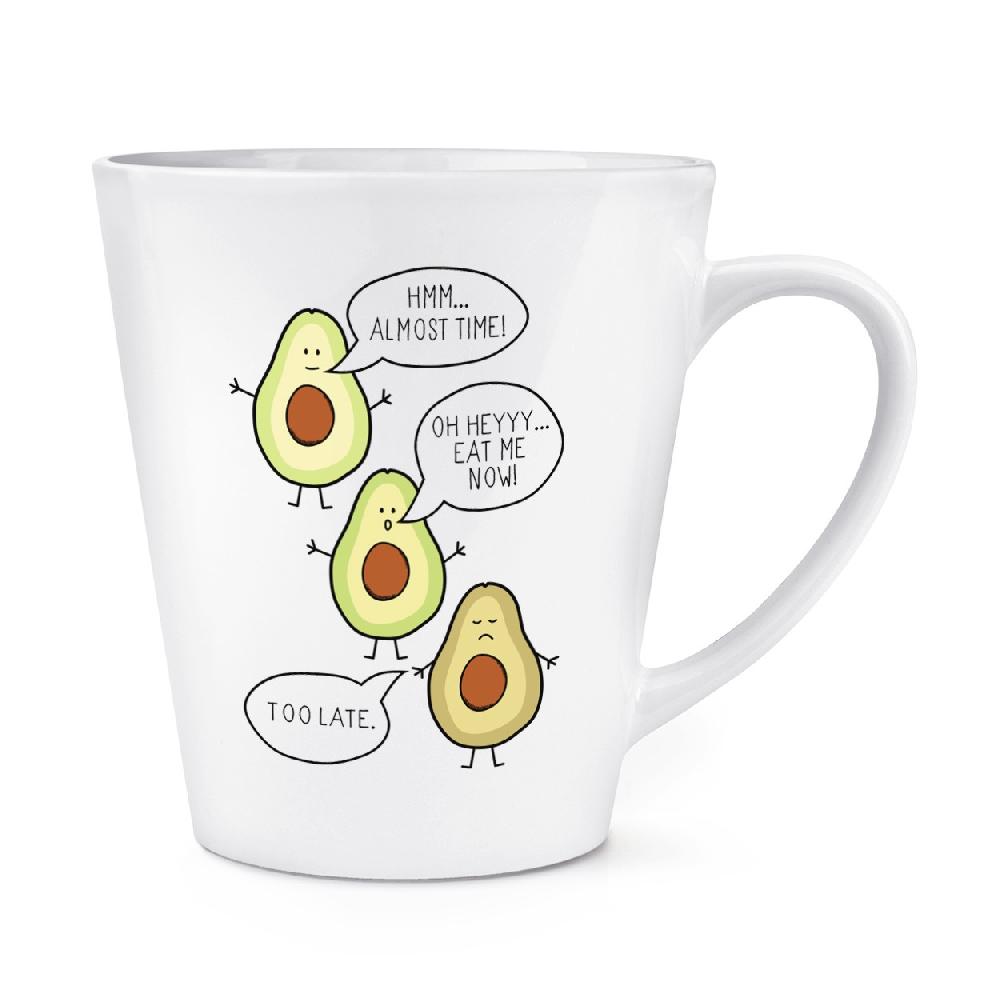 gift base Avocado Eat Me Now Too Late 12oz Latte Mug Cup