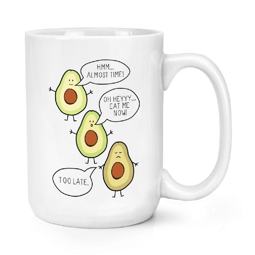 gift base Avocado Eat Me Now Too Late 15oz Large Mug Cup